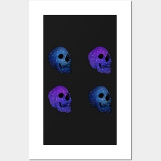 Galaxy Skull Pack - Blue/Purple Posters and Art